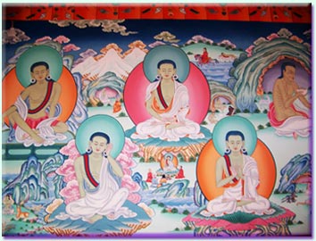 Buddhas tapestry