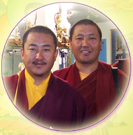 Tashi with Senge TenzinRinpoche